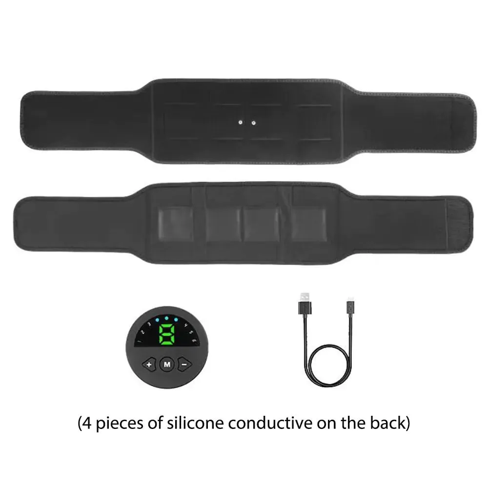 Fitness Vibration Belt with 6 Modes & 9 Vibration Frequencies, USB Fast Charging