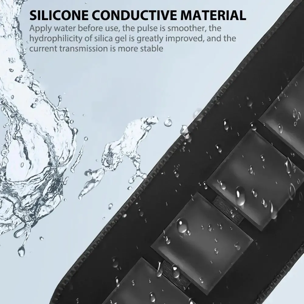 Fitness Vibration Belt with 6 Modes & 9 Vibration Frequencies, USB Fast Charging