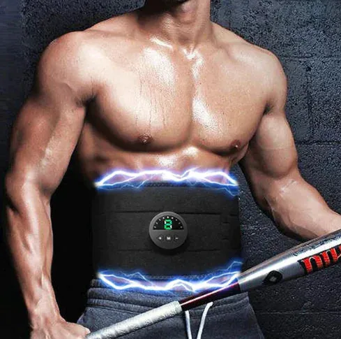 Fitness Vibration Belt with 6 Modes & 9 Vibration Frequencies, USB Fast Charging