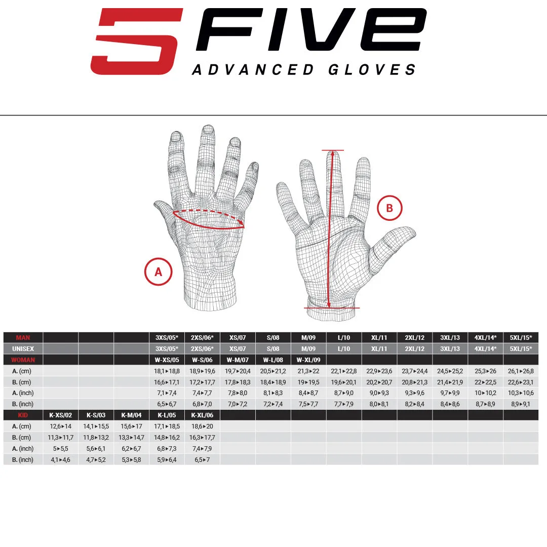 FIVE RC Trail Gel Shorty Gloves.