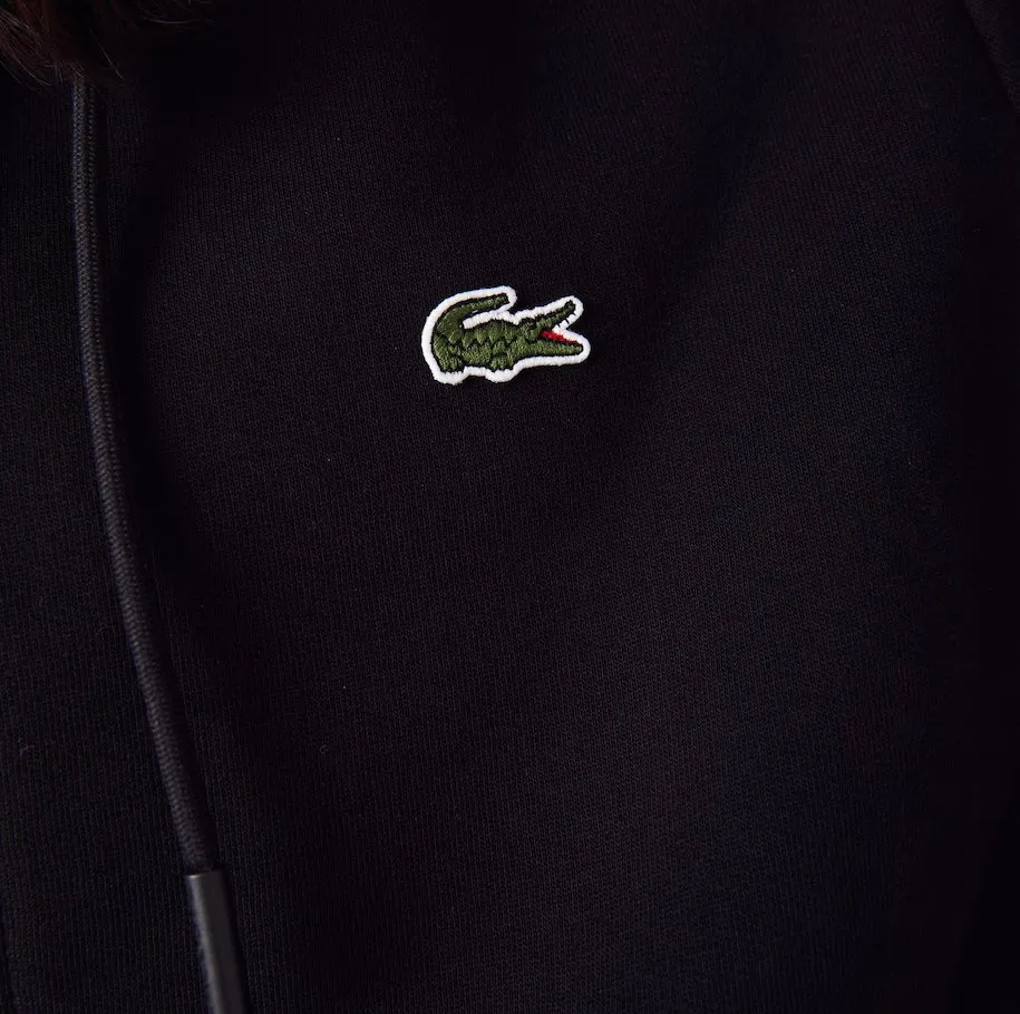 Fleece Zip-Up Hoodie Black