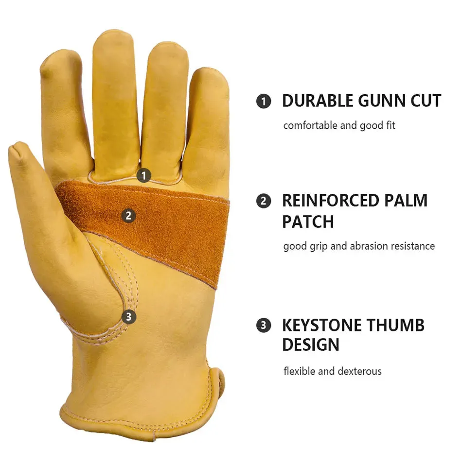 Fortress Pro Cowhide Work Gloves