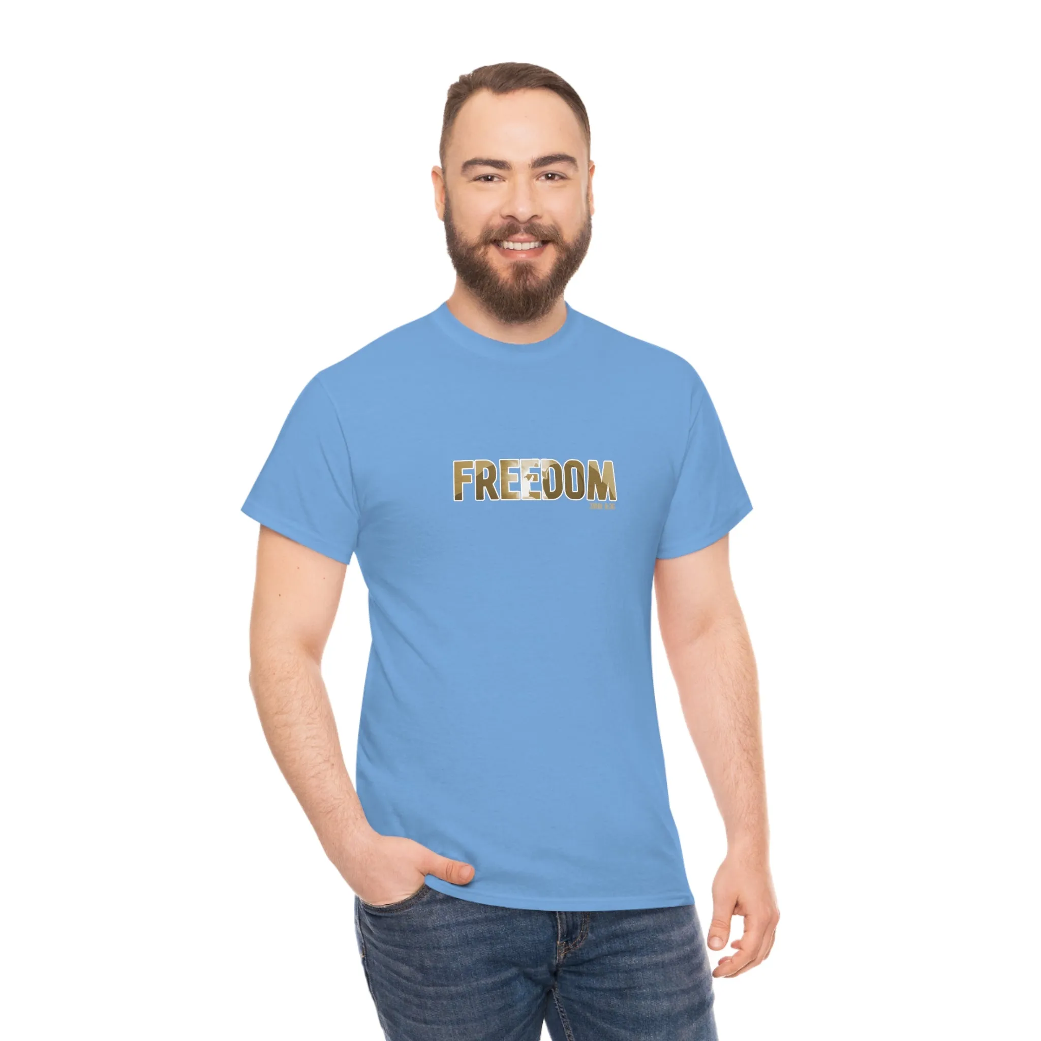 Freedom Men’s Unisex Heavy Cotton Tee