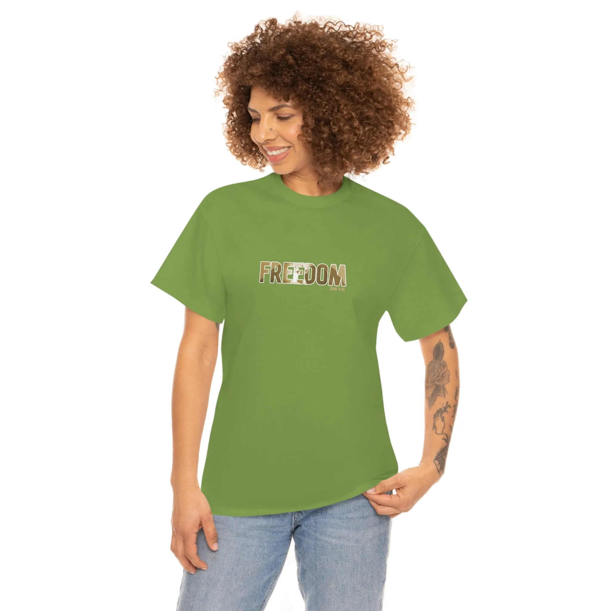 Freedom Men’s Unisex Heavy Cotton Tee