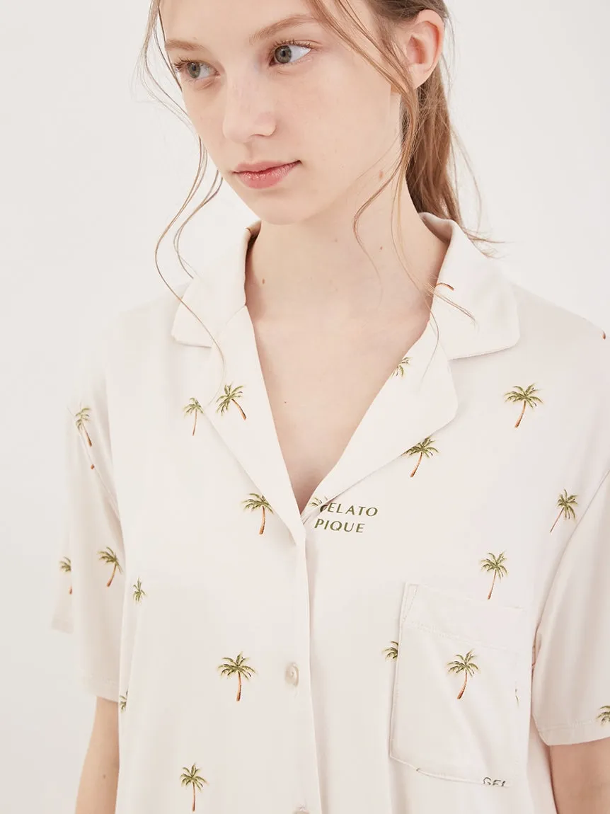 Fruit Motif Loungewear Sleep Shirt
