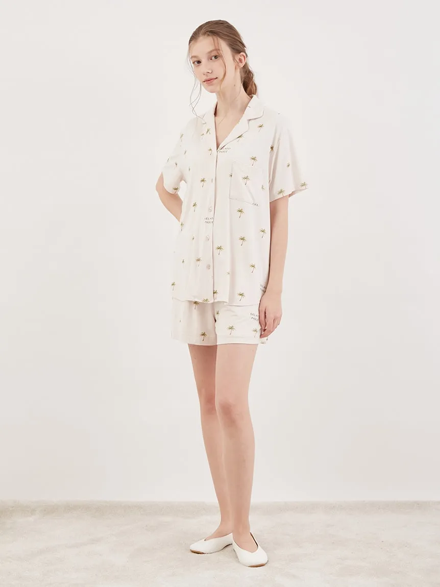 Fruit Motif Loungewear Sleep Shirt