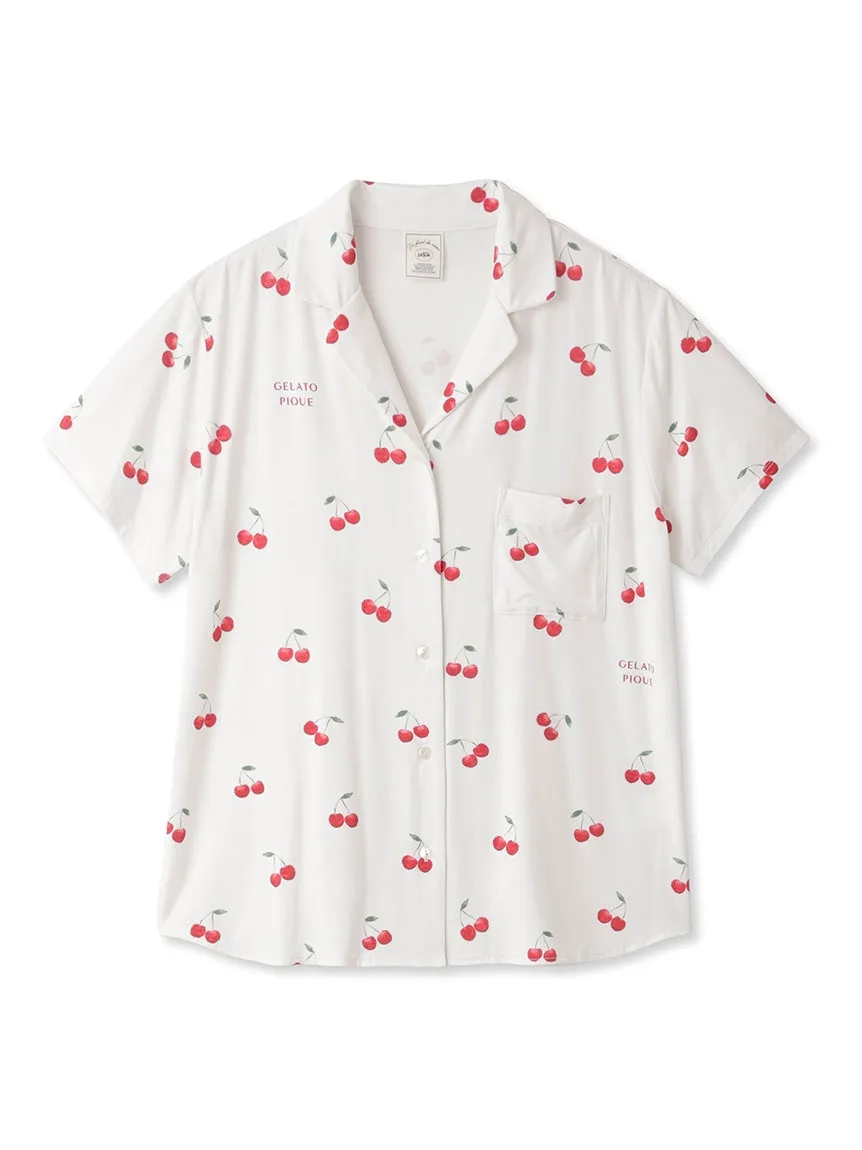 Fruit Motif Loungewear Sleep Shirt