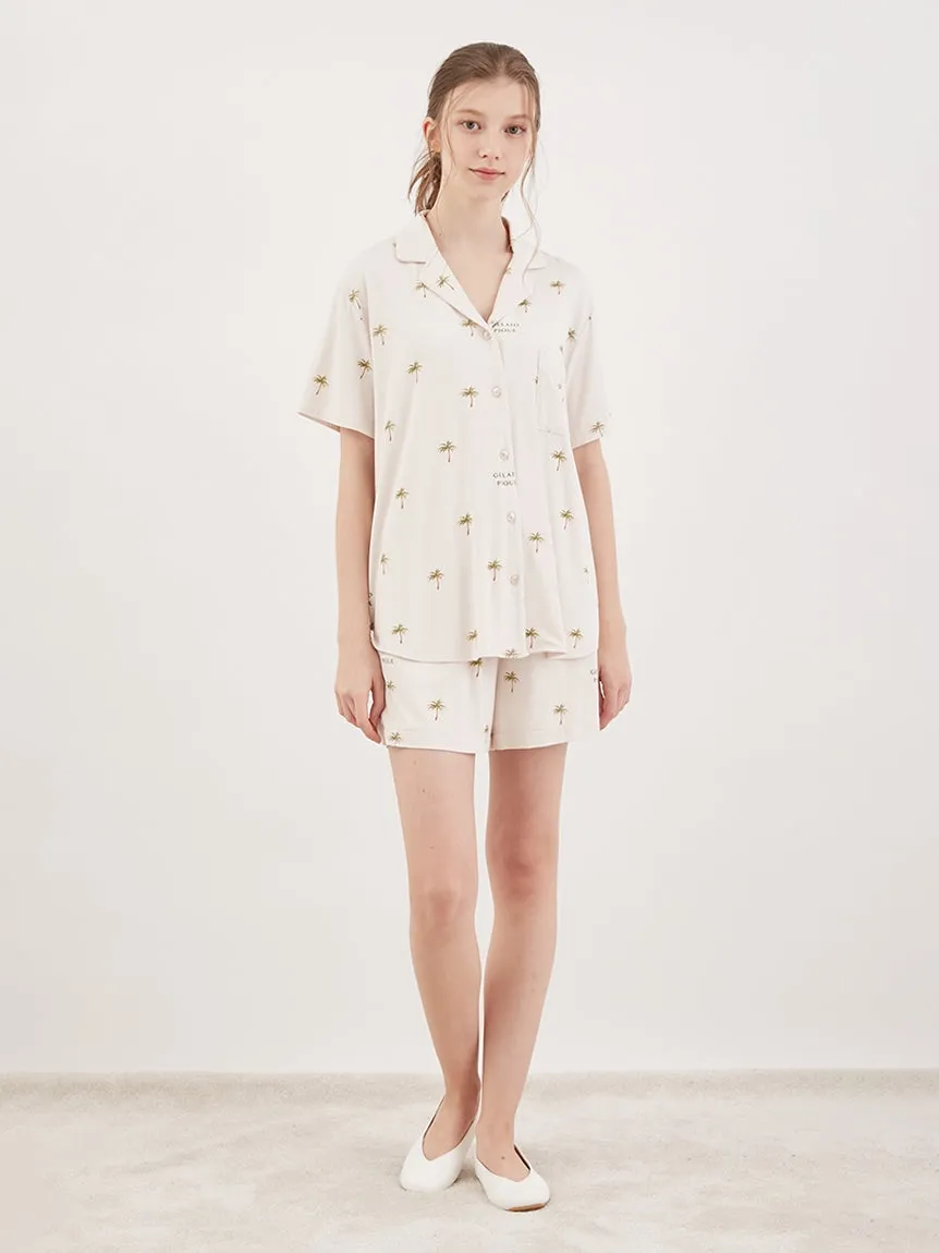 Fruit Motif Loungewear Sleep Shirt