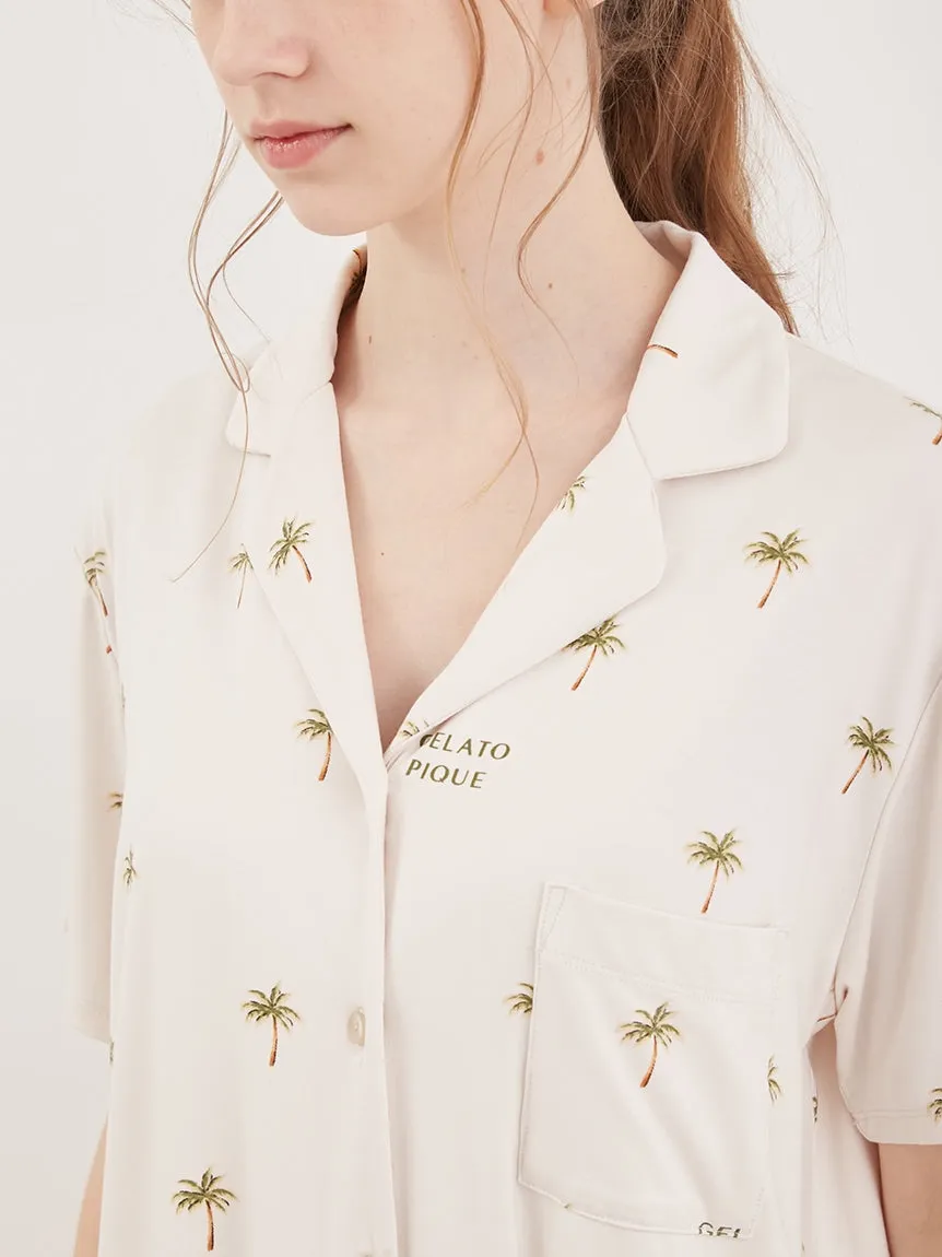 Fruit Motif Loungewear Sleep Shirt