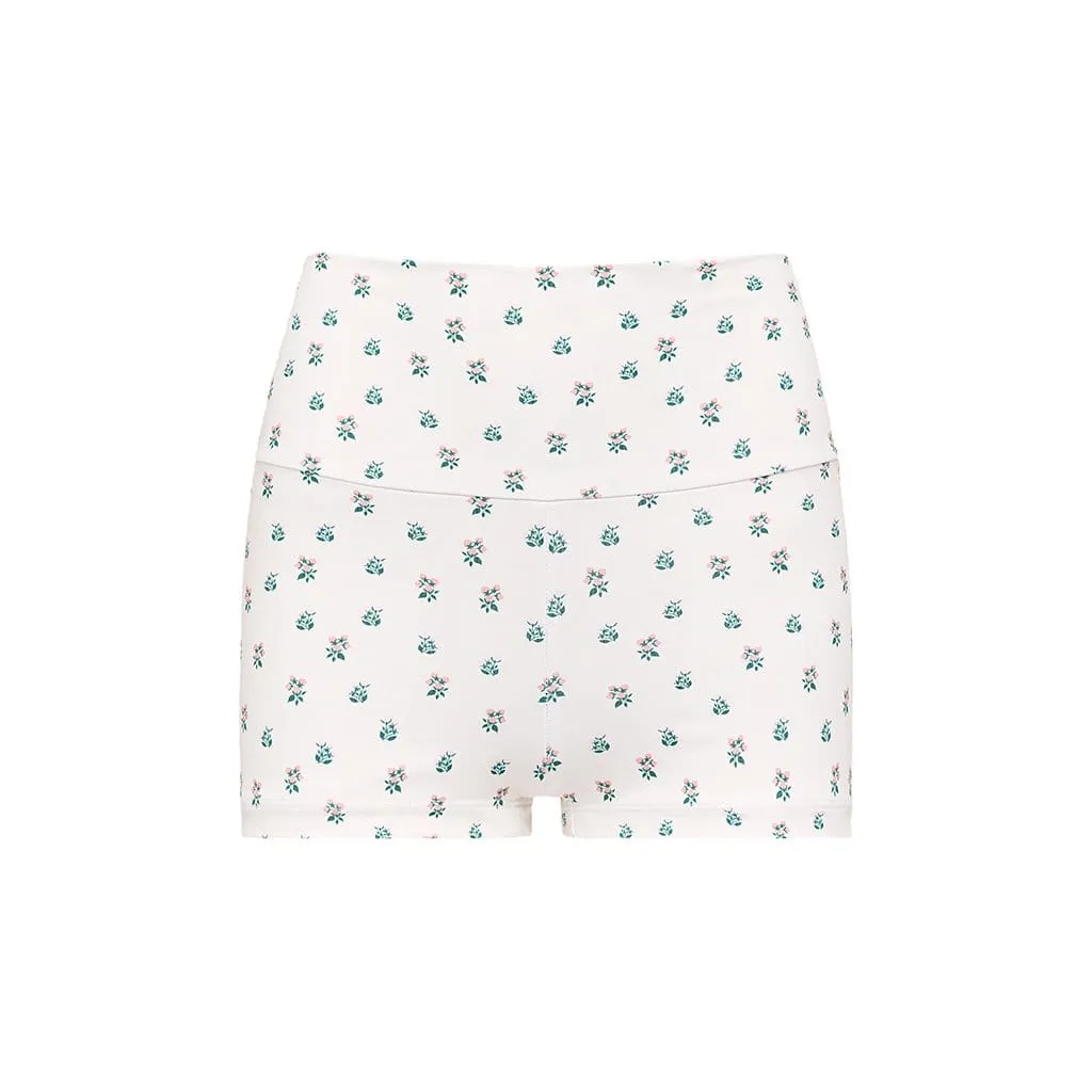 Fruity Floral Micro Bike Short