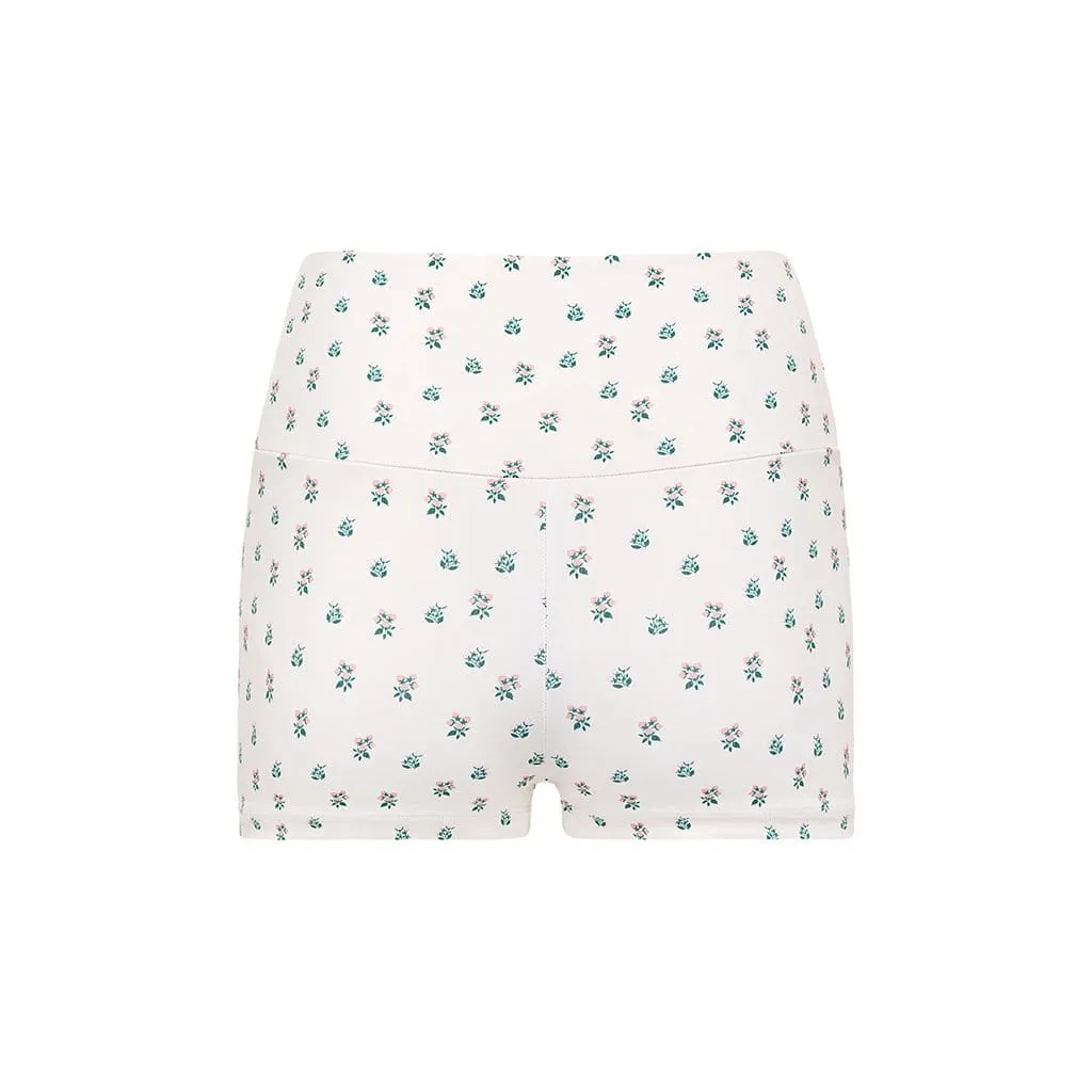Fruity Floral Micro Bike Short