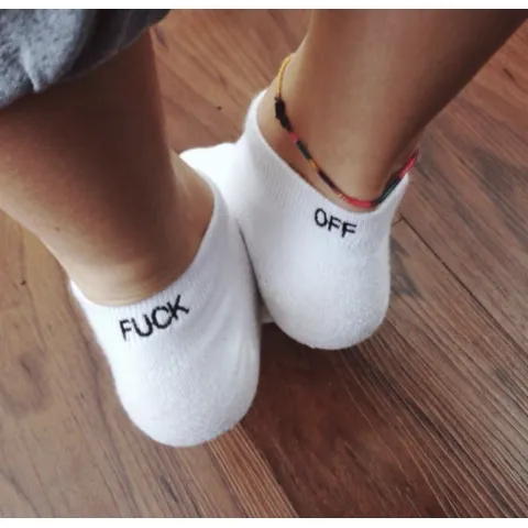 Fuck Off Ankle Socks