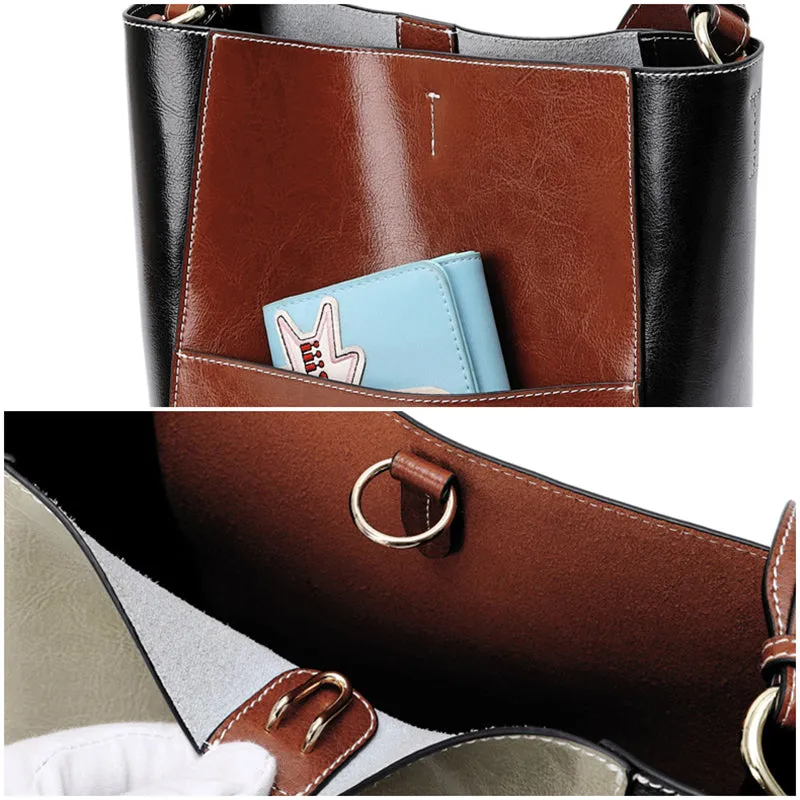 Full Grain Leather Shoulder Bag for Women, Natural Cowhide Leather Crossbody Bag, Women's Stylish Messenger Bag Shopper Bag SX3382