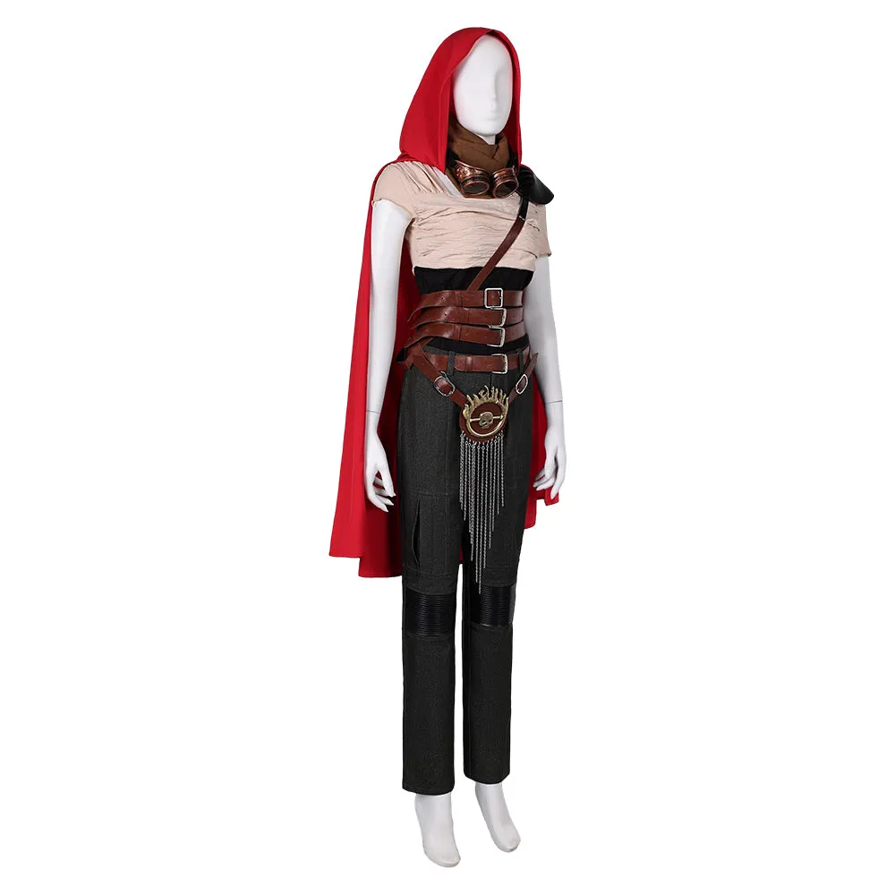 Furiosa: A Mad Max Saga Furiosa Red Set Cosplay Costume Outfits Halloween Carnival Suit