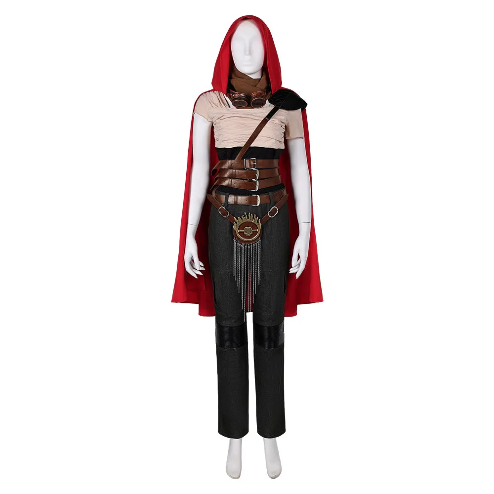 Furiosa: A Mad Max Saga Furiosa Red Set Cosplay Costume Outfits Halloween Carnival Suit