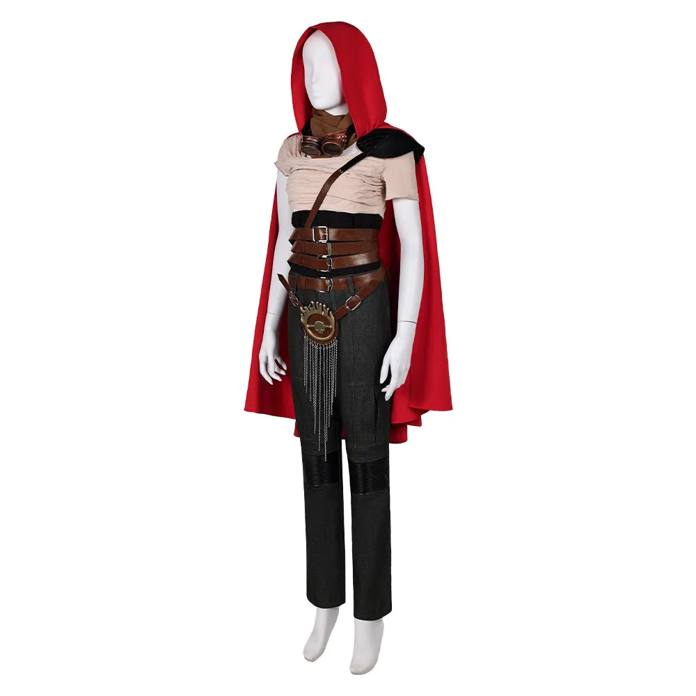 Furiosa: A Mad Max Saga Furiosa Red Set Cosplay Costume Outfits Halloween Carnival Suit