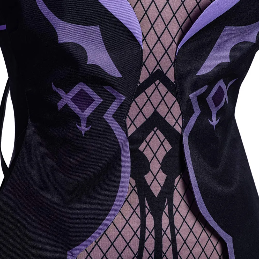 Game Genshin Impact Halloween Carnival Costume Fischl Cosplay Costume Outfits