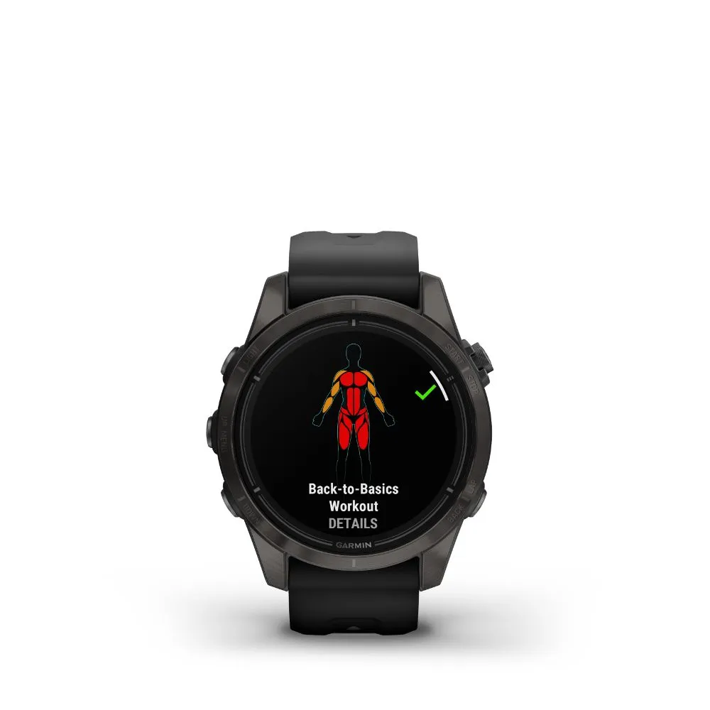 Garmin Epix Pro Gen2 42mm Sapphire (Grey Titanium with Black Band)