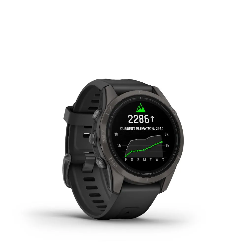 Garmin Epix Pro Gen2 42mm Sapphire (Grey Titanium with Black Band)