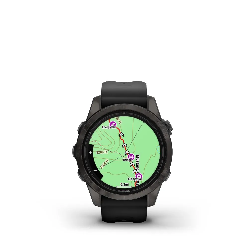 Garmin Epix Pro Gen2 42mm Sapphire (Grey Titanium with Black Band)