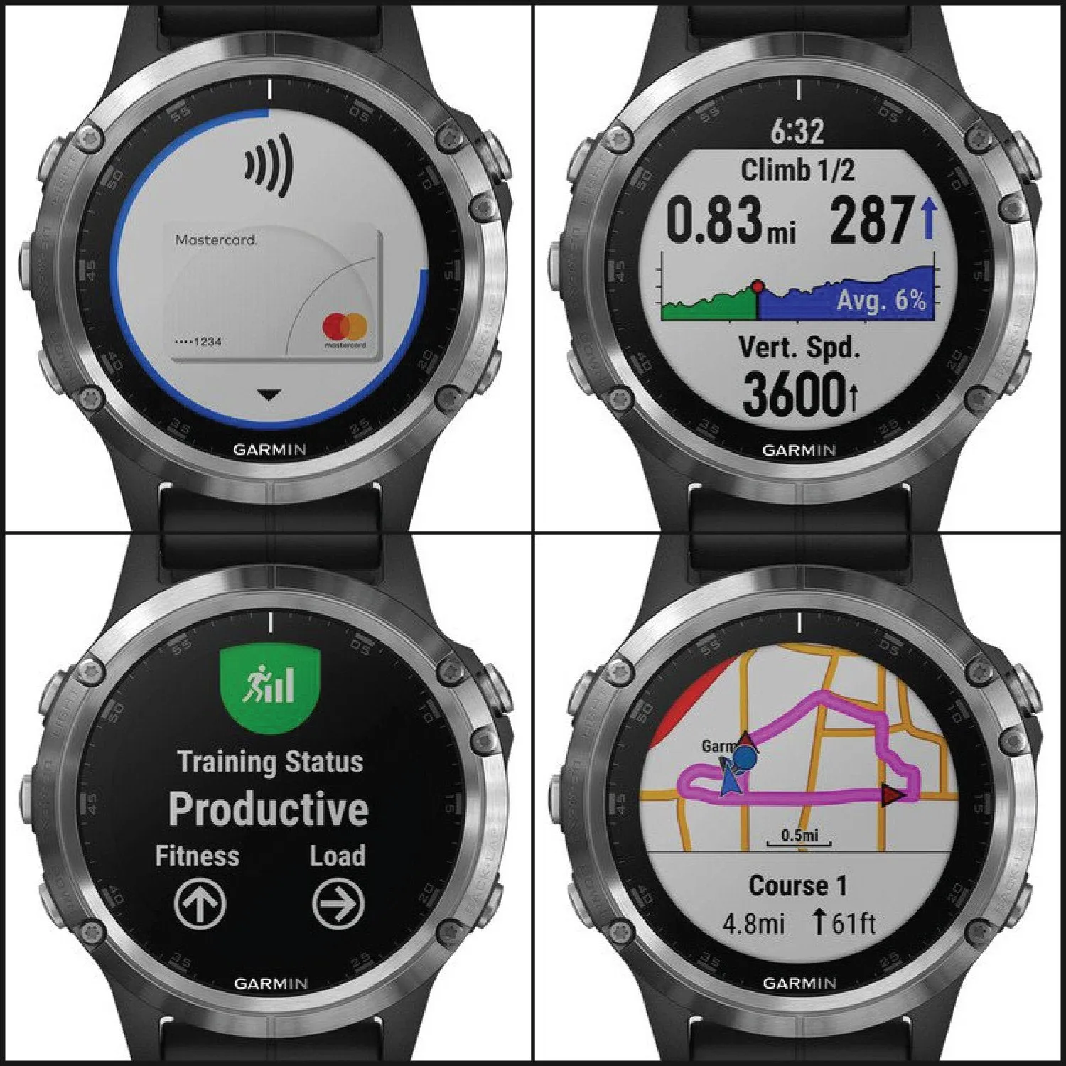 Garmin fenix 5 Plus Silver