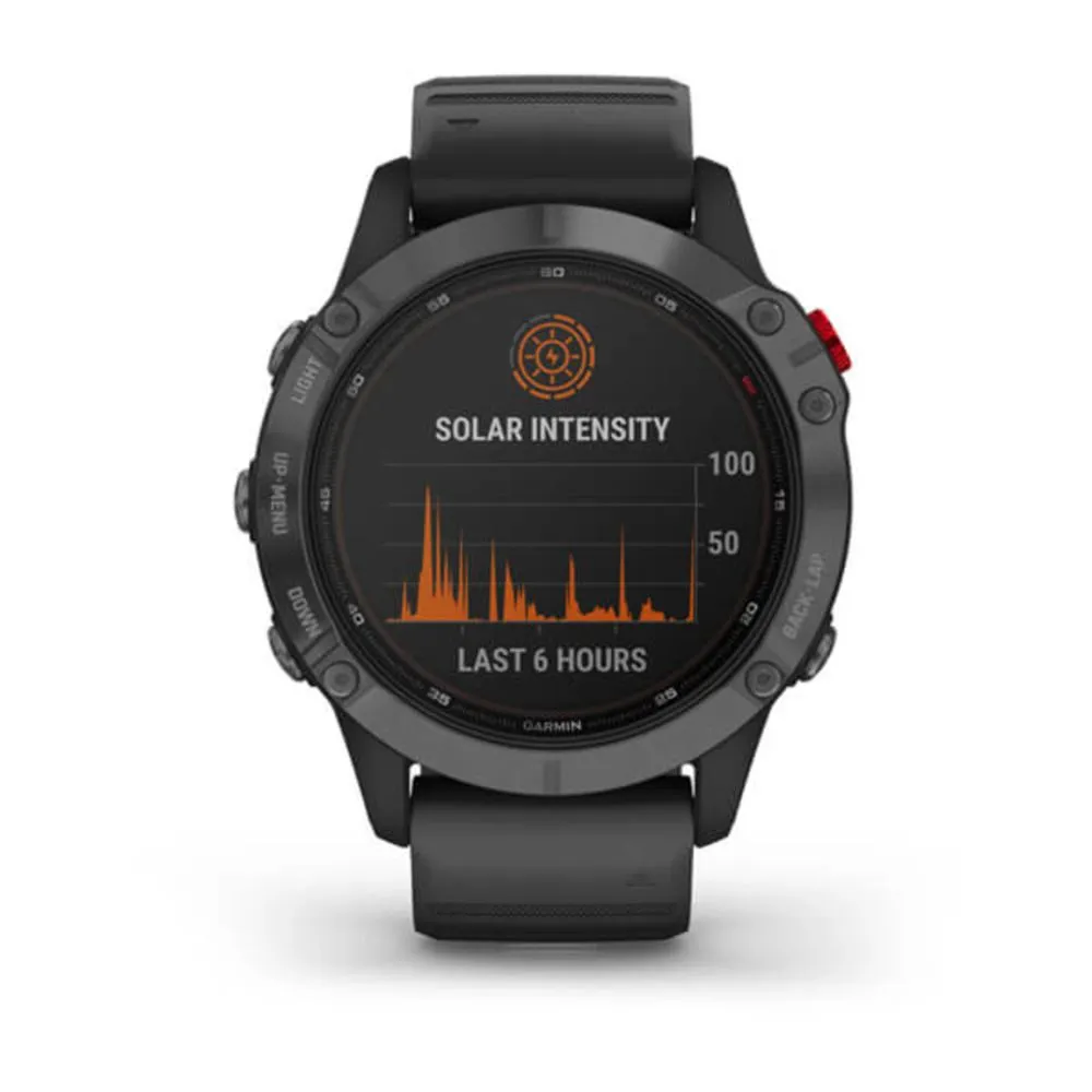 Garmin Fenix 6 - Pro Solar Edition (Slate Grey with Black Band)
