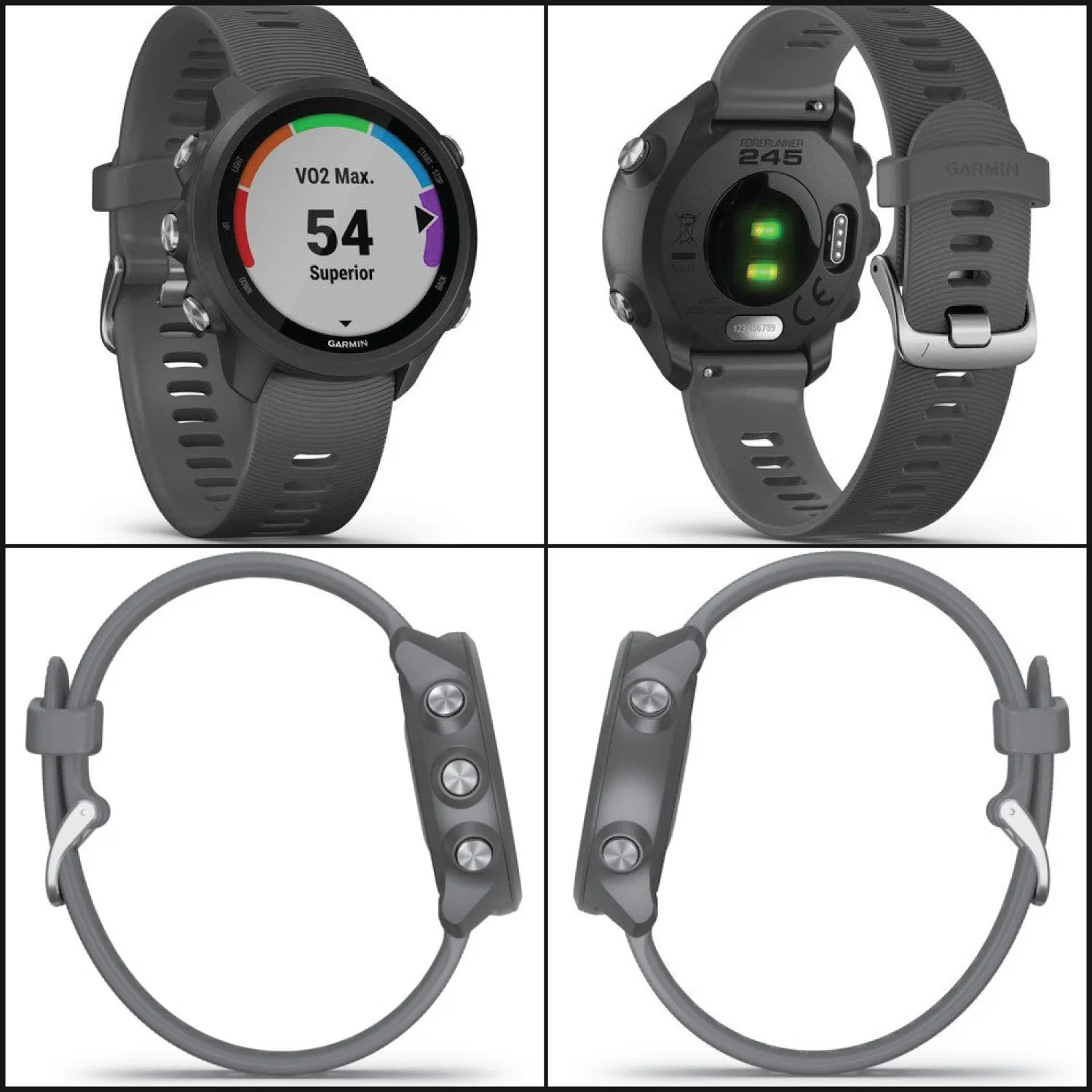 Garmin Forerunner 245 Running SmartWatch Black Slate