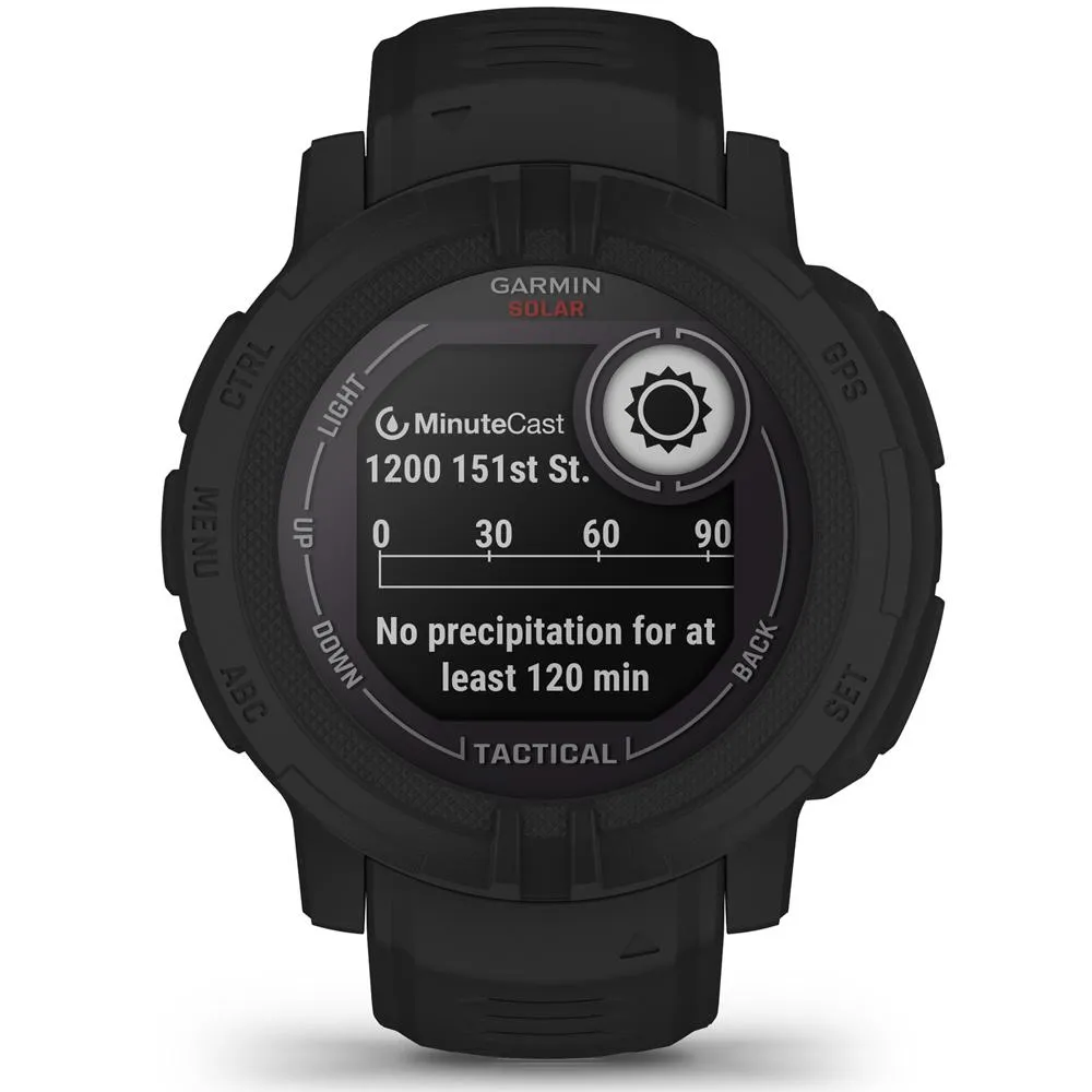 Garmin Instinct 2 Solar Smartwatch, Tactical Edition, Black   Accessories Bundle