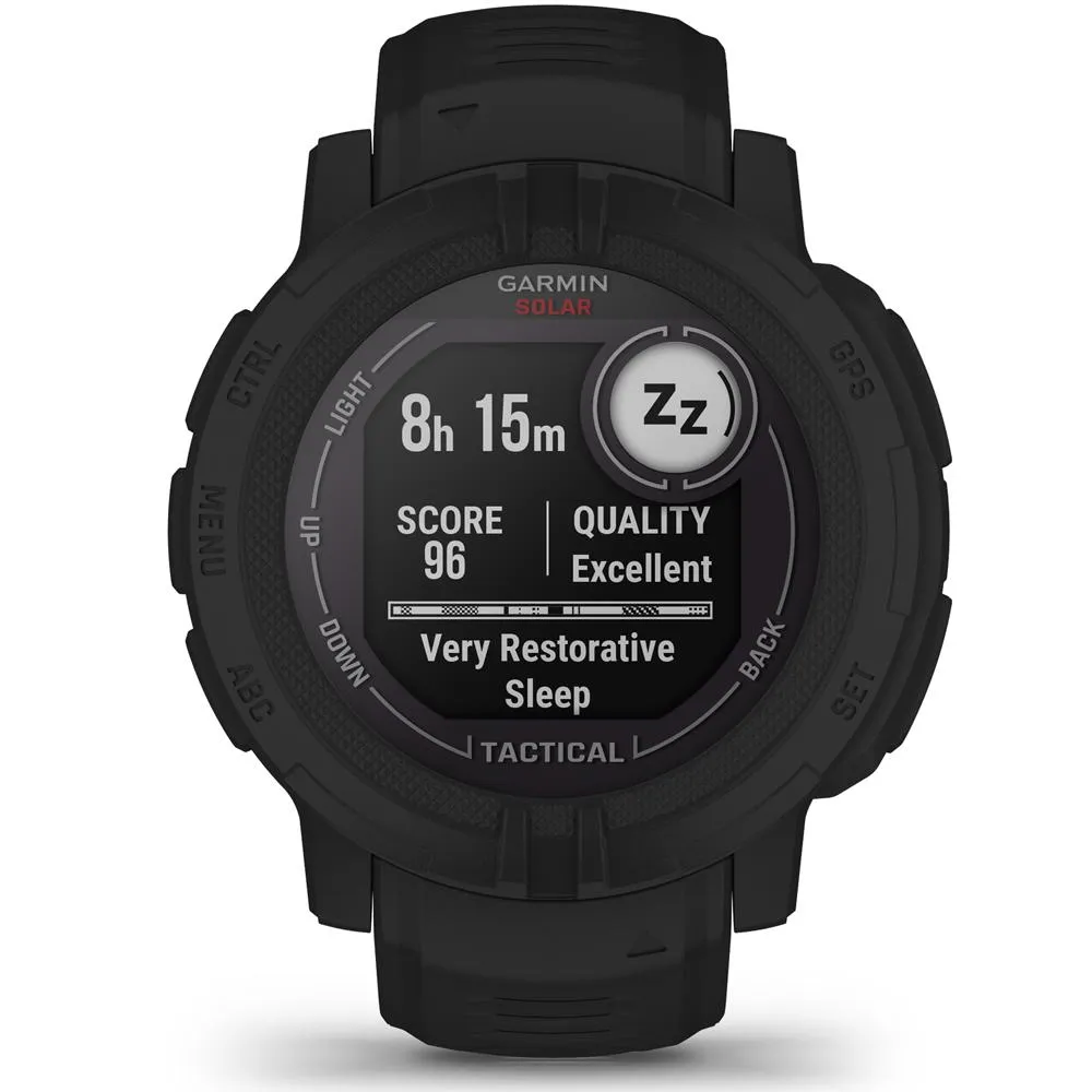 Garmin Instinct 2 Solar Smartwatch, Tactical Edition, Black   Accessories Bundle