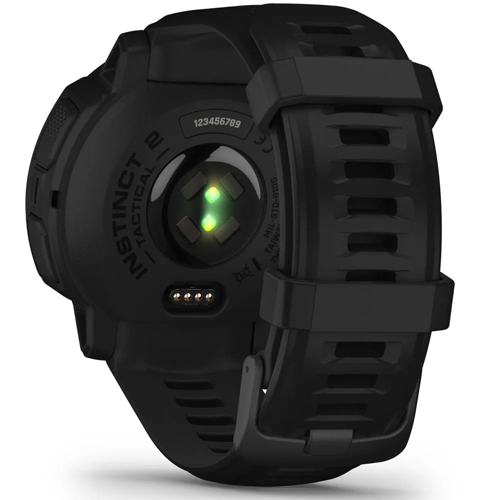 Garmin Instinct 2 Solar Smartwatch, Tactical Edition, Black   Accessories Bundle