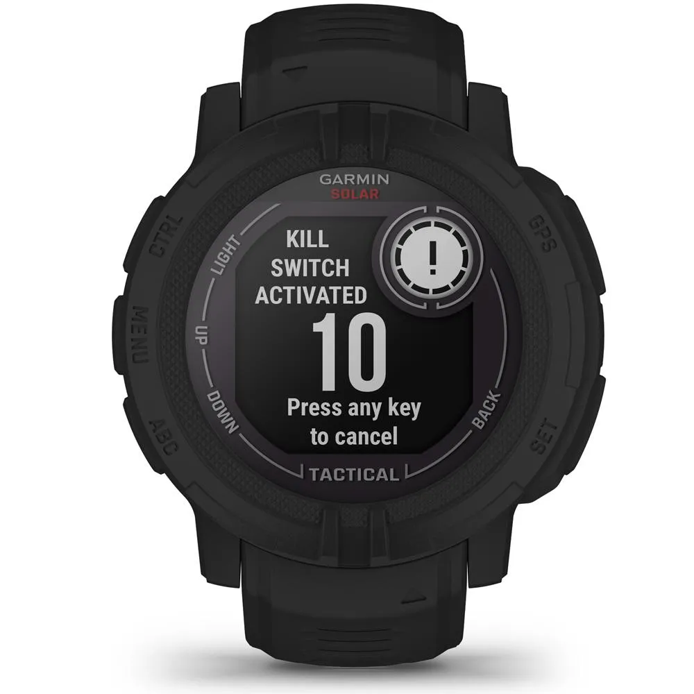 Garmin Instinct 2 Solar Smartwatch, Tactical Edition, Black   Accessories Bundle