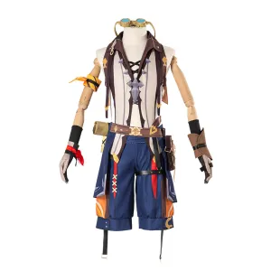 Genshin Impact Bennett Cosplay Costume Halloween Carnival Suit