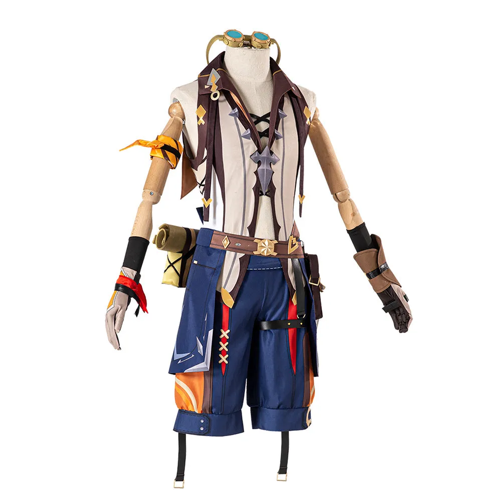 Genshin Impact Bennett Cosplay Costume Halloween Carnival Suit