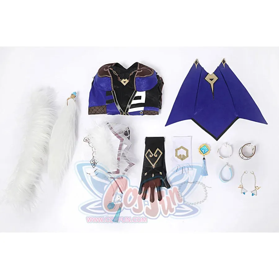 Genshin Impact Yelan Cosplay Costume C01109 AA