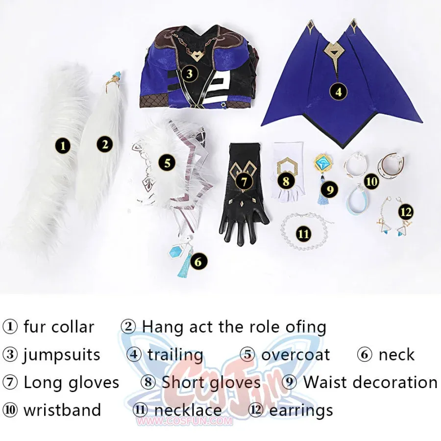 Genshin Impact Yelan Cosplay Costume C01109 AA