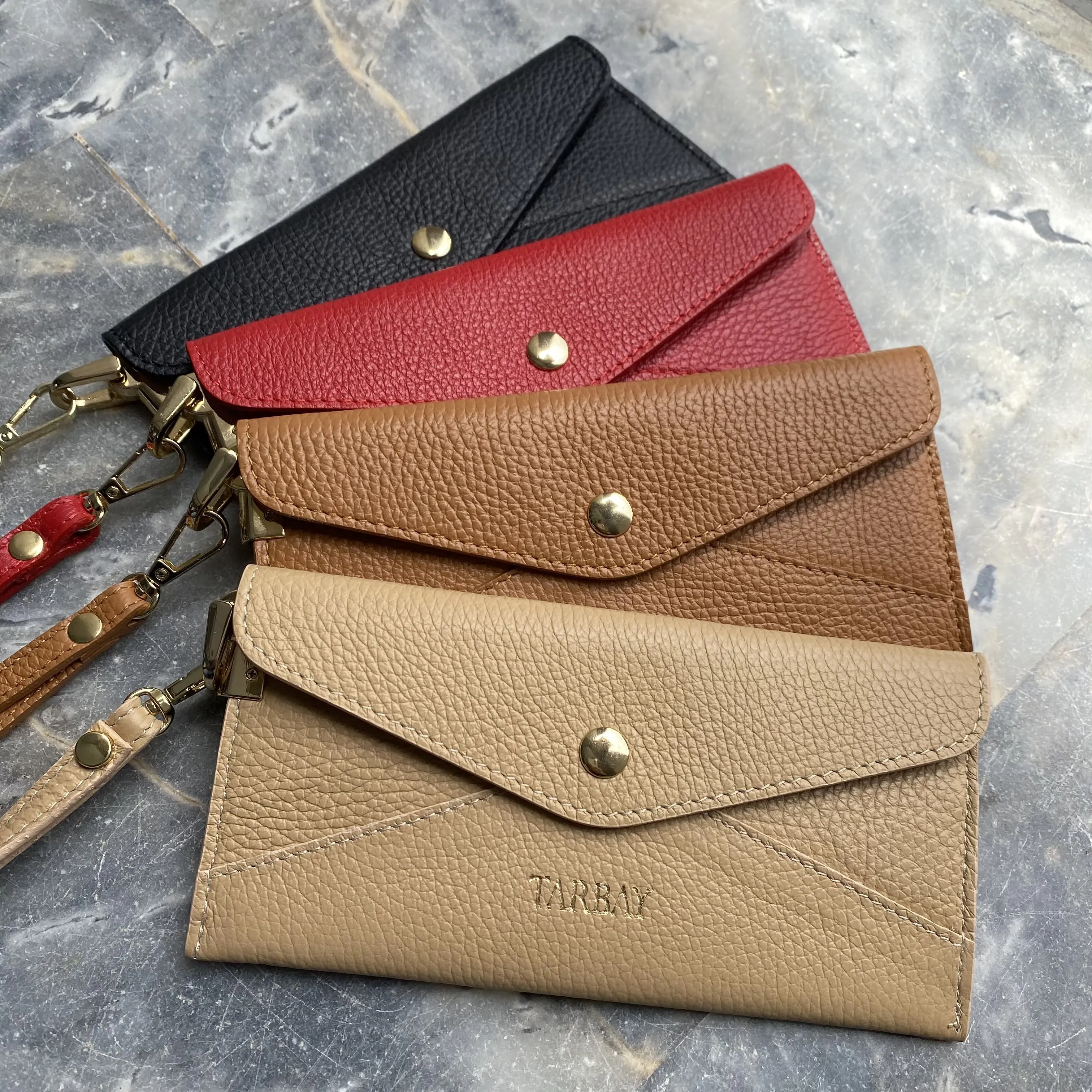 Genuine Leather Wallet #1 - Camel