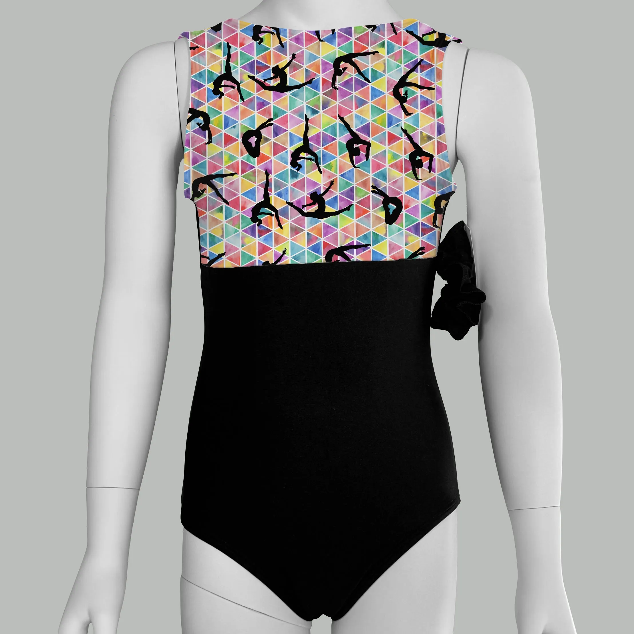Geometric & Gymnasts Leotard