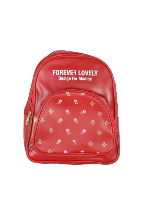 Girl's Leather Backpack