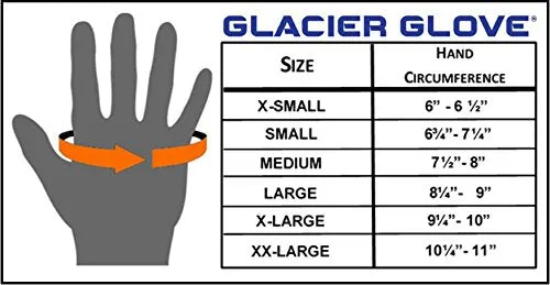 Glacier Glove Islamorada Gray Sungloves, Small
