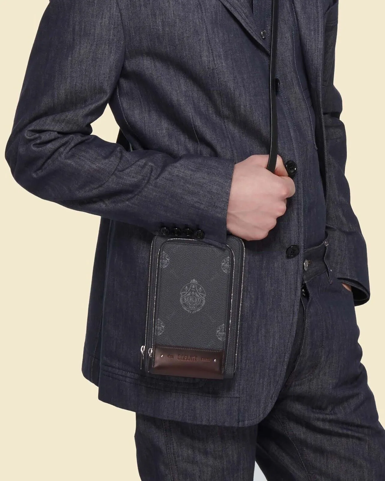 Globe-Trotter Mini Messenger Bag