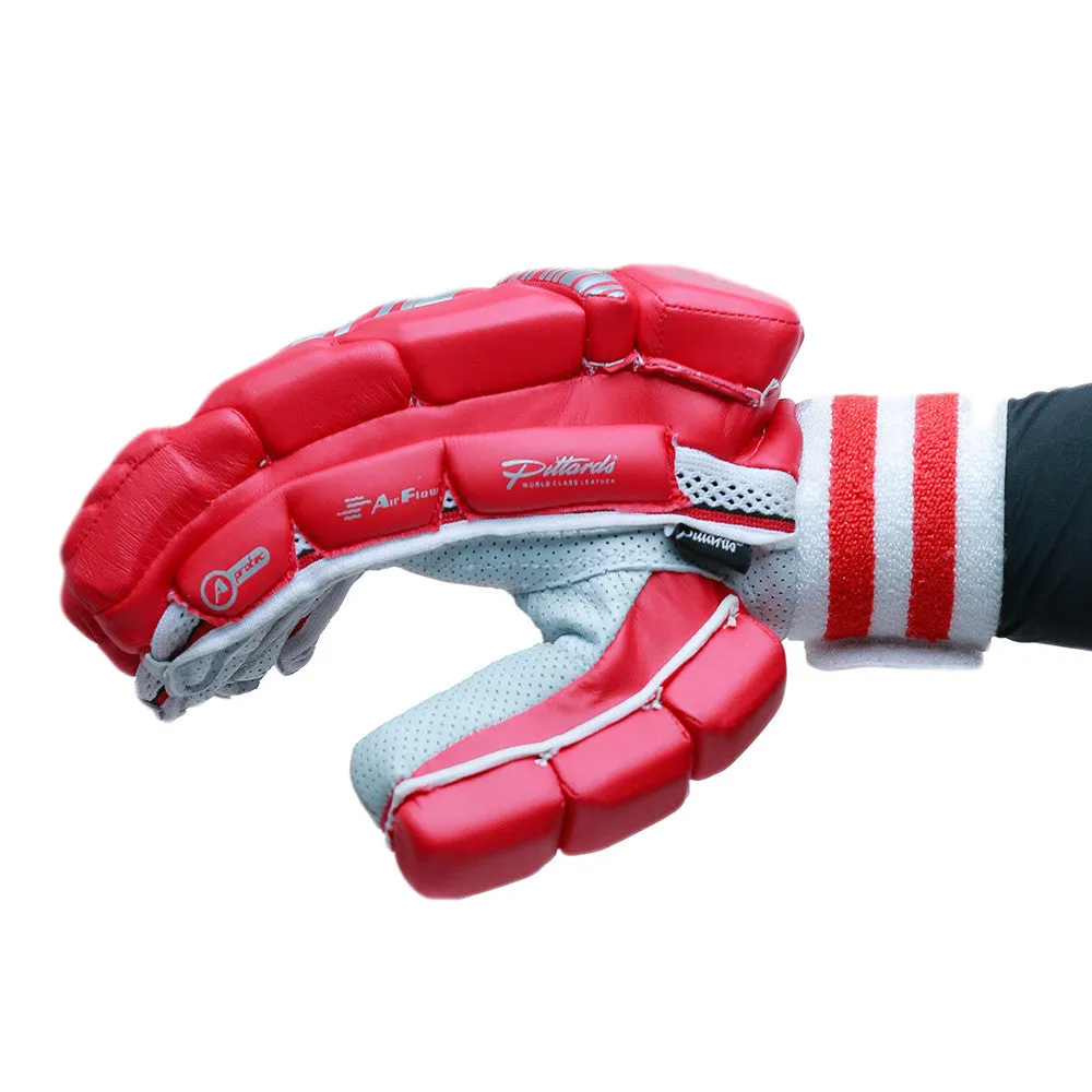 Gortonshire Armour Red Cricket Batting Gloves Mens Size