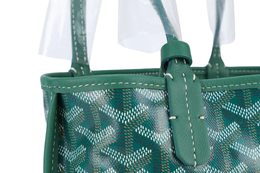 GOYARD ANJOU MINI BAG GREEN COLOR WITH DUST COVER