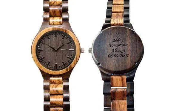 Groomsmen Set Of 6 Wooden Watches - Grandiose