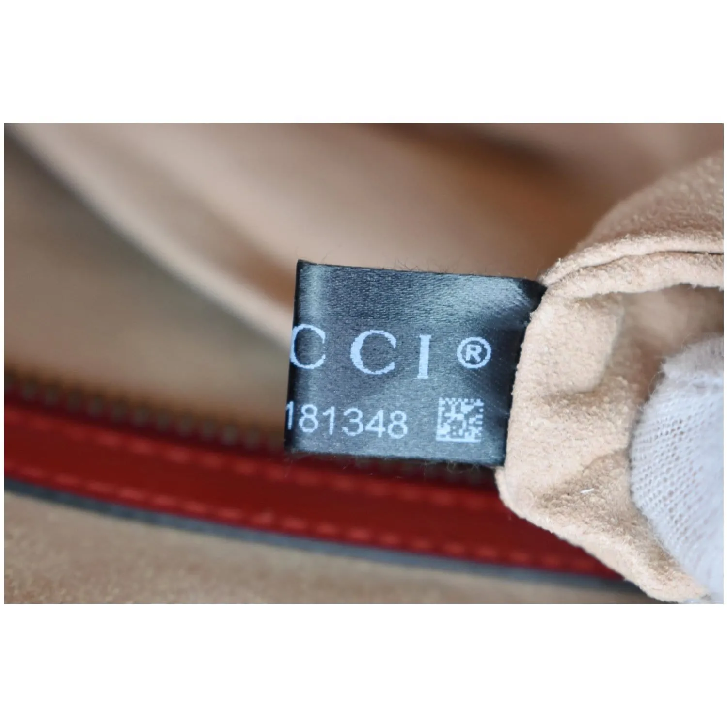 Gucci Diamond GG Calfskin Leather Messenger Bag Red 429004