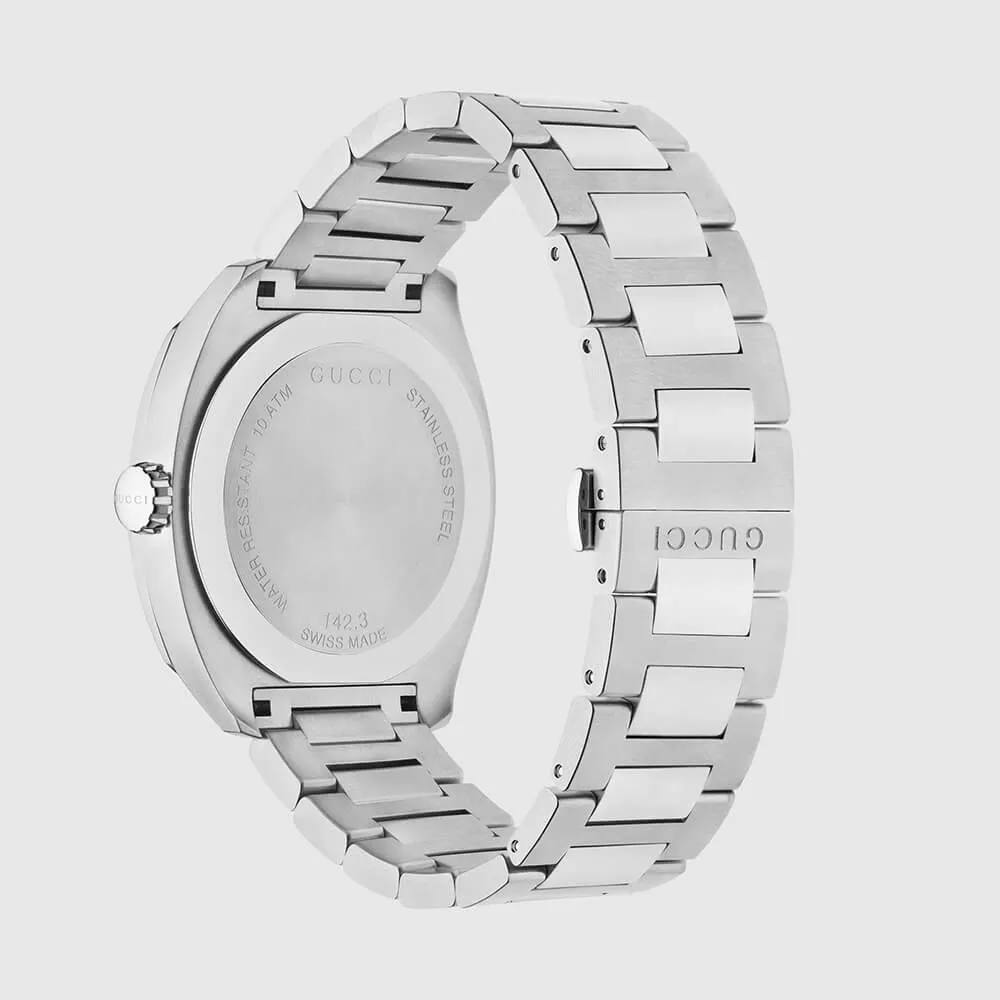 Gucci GG2570 41mm Dark Blue Dial Stainless Steel Watch YA142303