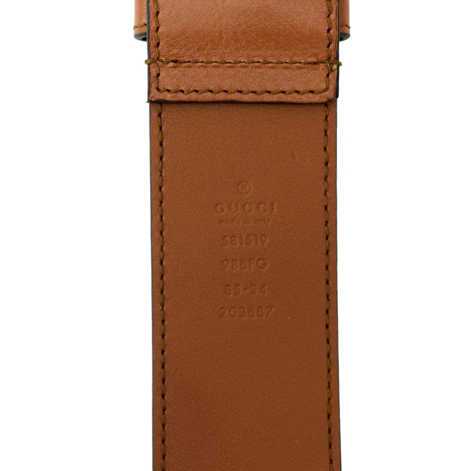 GUCCI Phone Case Vintage Canvas Belt Bag Dark Brown 581519