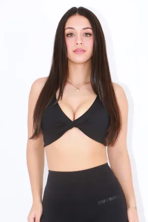 Gym Bunny Flex Top- Black