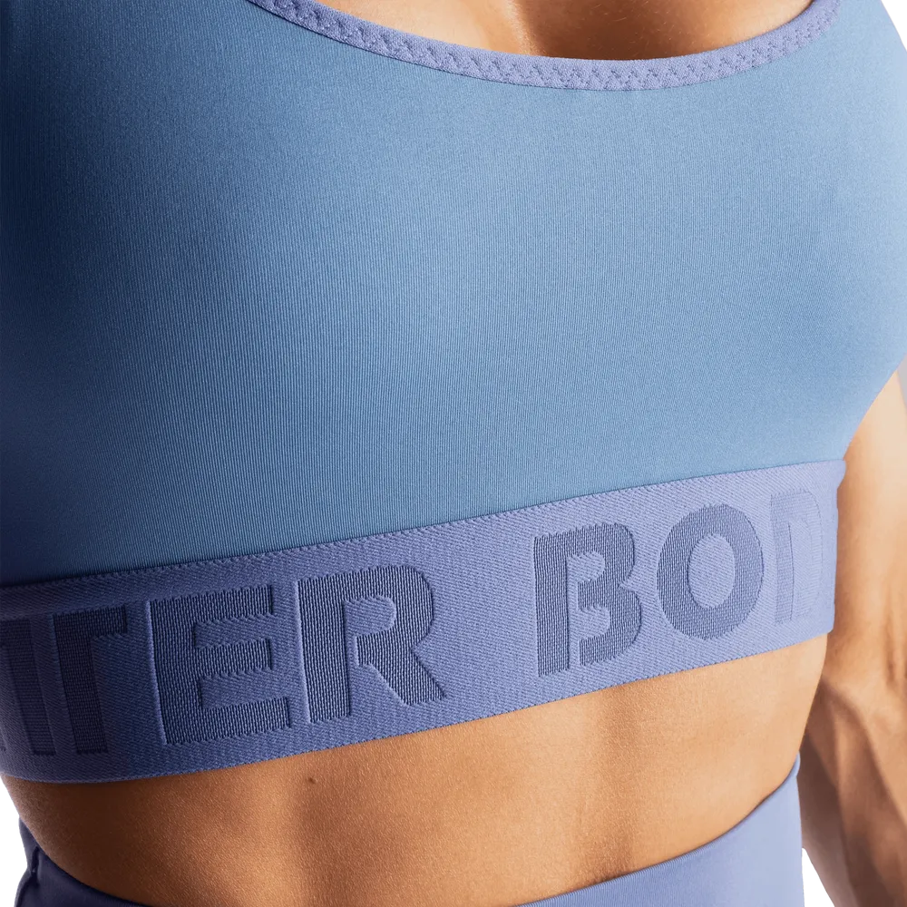 Gym Sports Bra, Foggy Blue