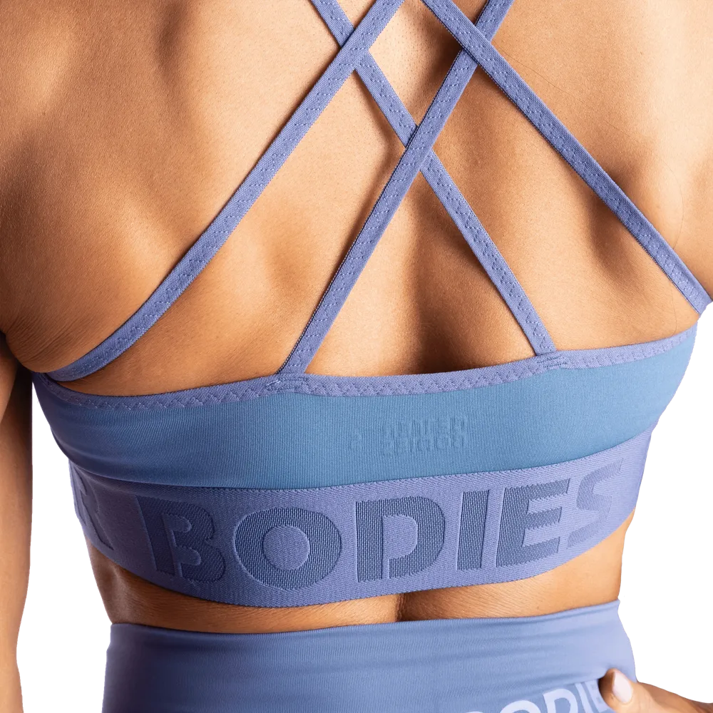 Gym Sports Bra, Foggy Blue