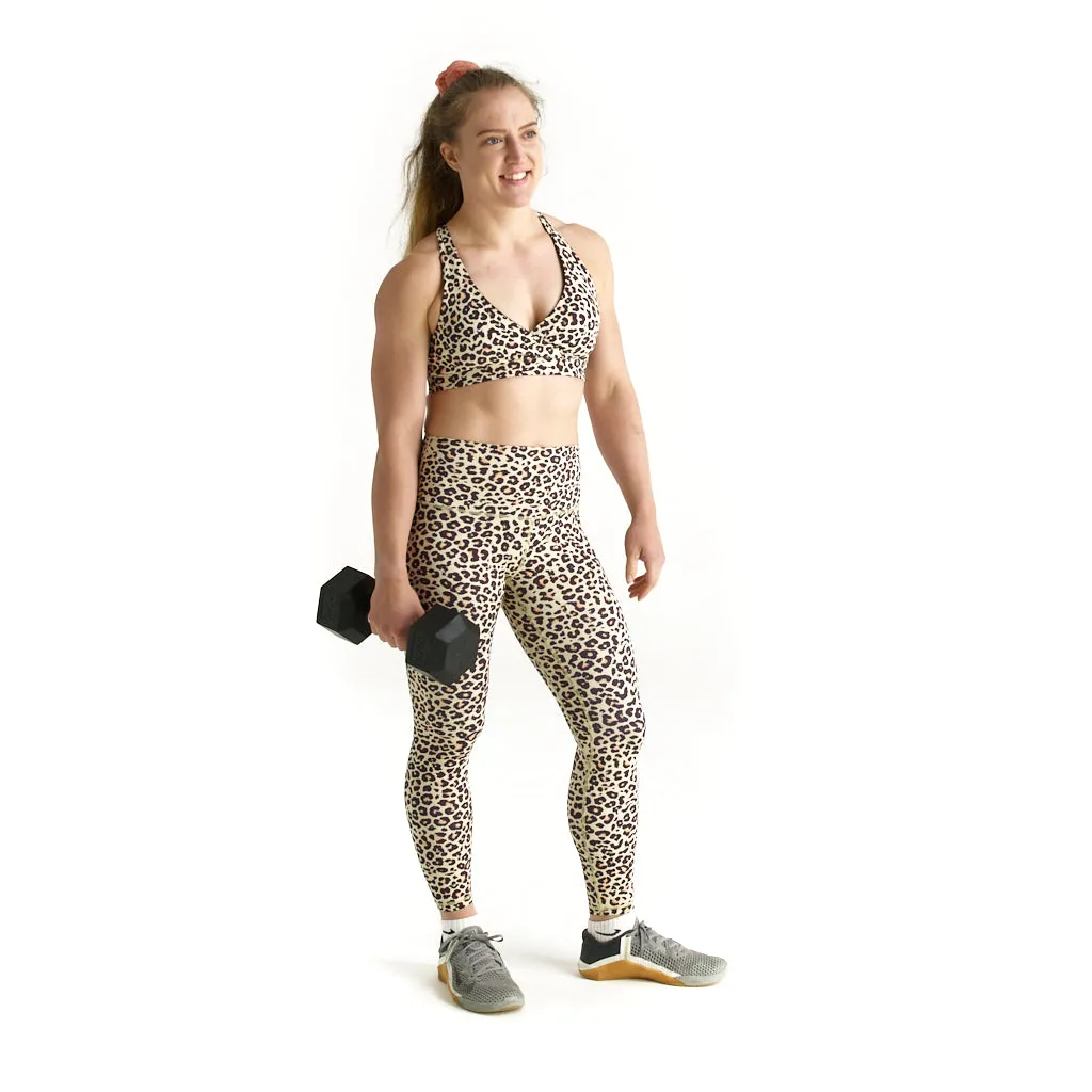 Halo Tornado Sports Bra in Leopard